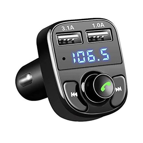 Unleash the Power of Music on the Go with the X8 Car Bluetooth MP3 Player FM Transmitter🎶