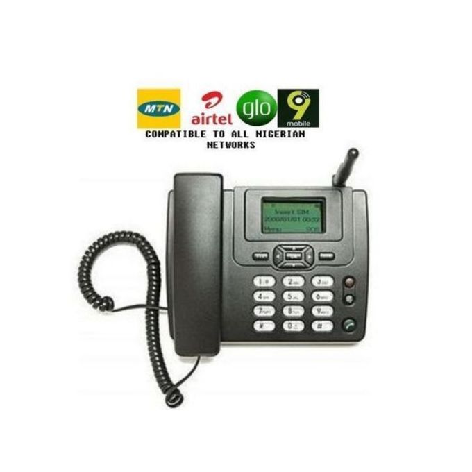 Stay Connected Anywhere with the Huawei GSM SIM Card Land-Line Table Phone Featuring FM Radio - Grab Yours Now at a 10% Discount