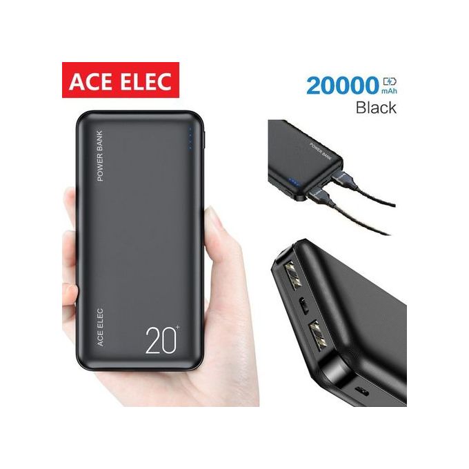 Stay Charged On-the-Go: Ace Elec 20000mAh Ultra Slim Portable Power Bank Delivers Speed and Safety